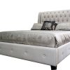 chesterfield buttoning , upholstered bed