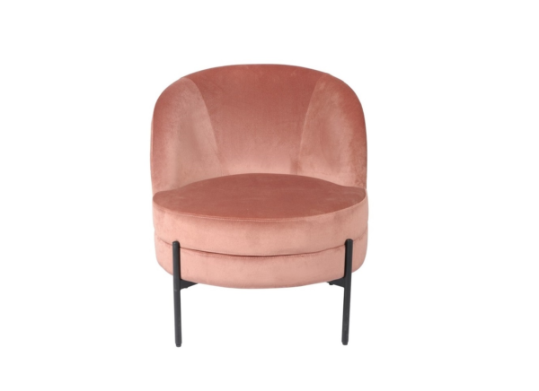 pink blush chair