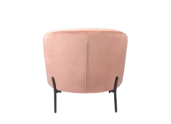 Grace-blush-chair-velvet-powder-coated-metal