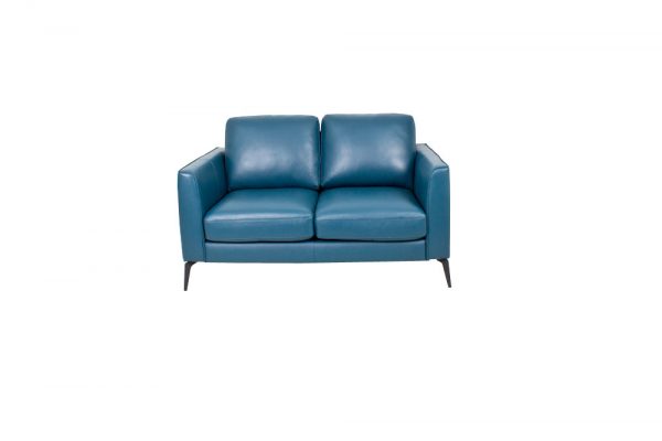leather 2 seat modern comfortable sofa