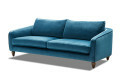 teal blue sofa