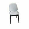 grey fabric dining chair