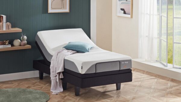 king single bed and base