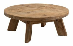 country rough sawn coffee table