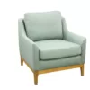 small blue reading chair