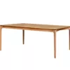rectangle messmte timber dining table
