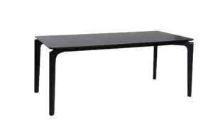 black dining table rectangle