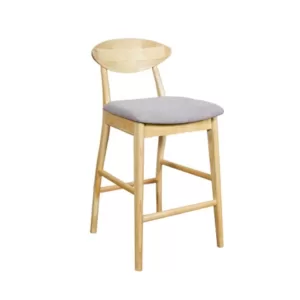 natural timber bar stool