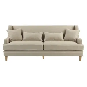 cream sofa with arms