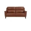 2 seat leather sofa in tan colour