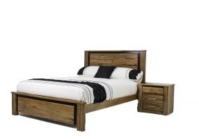 marri timber queen bed