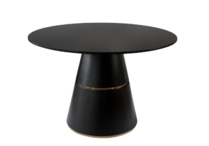 black dining table round